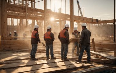 Заливка бетона в опалубку