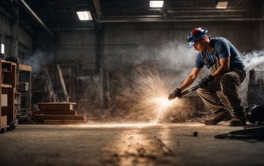 Как штробить бетонную стену