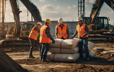 Какие применяются материалы для возведения подушки фундамента