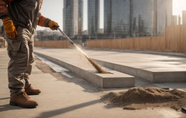 Два способа затирки бетона Два способа затирки бетона