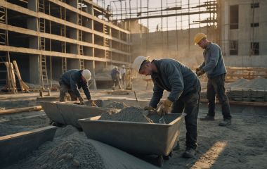 Как выполнить заливку бетона с уклоном? Как выполнить заливку бетона с уклоном?