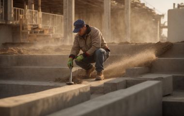 Как залить ступеньки из бетона?